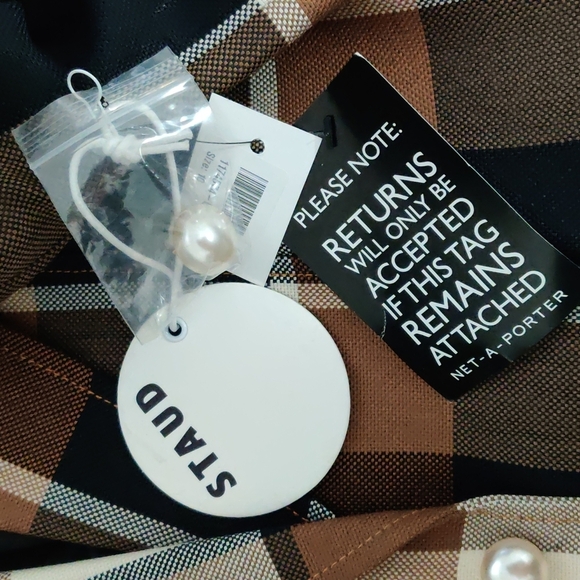 Staud Pepper Coat in Mixed Plaid 10 NWT - Picture 10 of 10